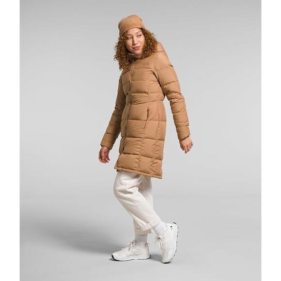 NWT The North Face Women S Almond Butter Metropolis Parka Jacket-XS - Picture 3 of 4